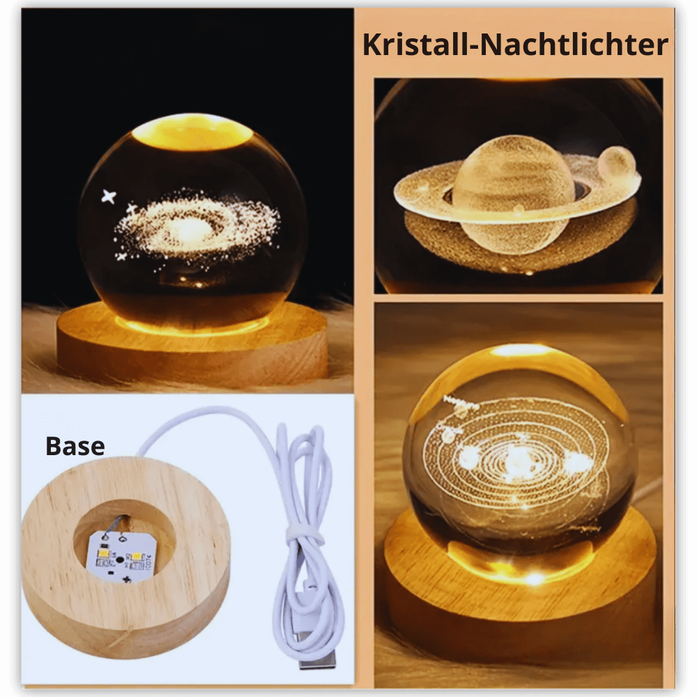 LunaGlow™ Galaxy LED Nachtlichtkugel - Dbestey