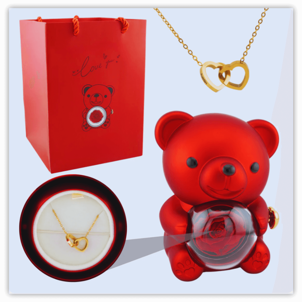 Eternal Love™ Gravierte Herz-Halskette - Dbestey