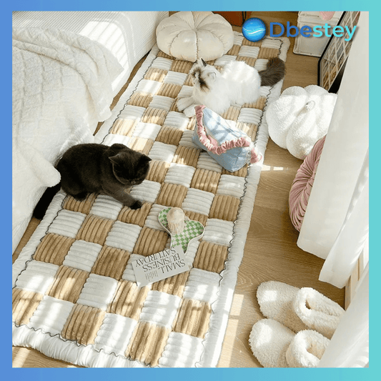 CozyNest" Herbst/Winter-Nachttischteppich - Dbestey