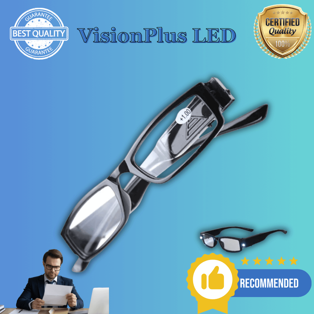 Hochwertige VisionPlus LED Lesebrille - Dbestey