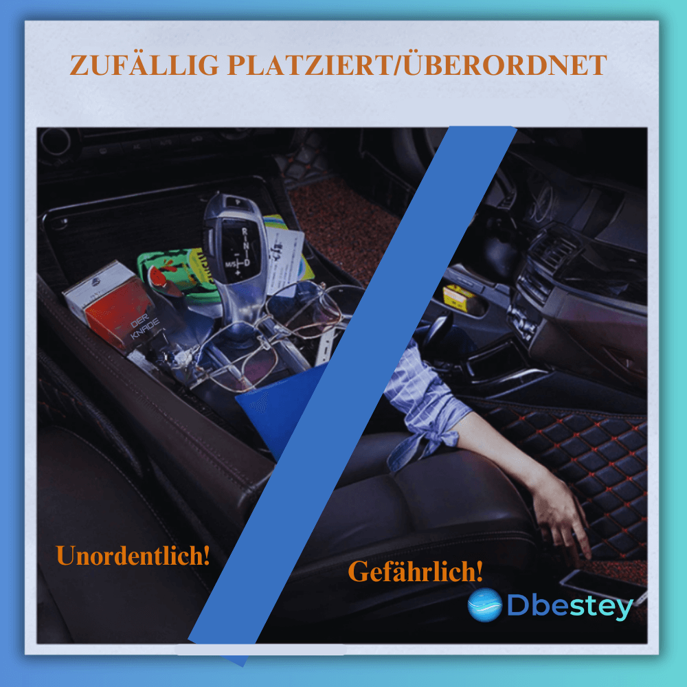 Seametal Premium Autositz-Organizer mit 7 Taschen aus PU-Leder - Dbestey