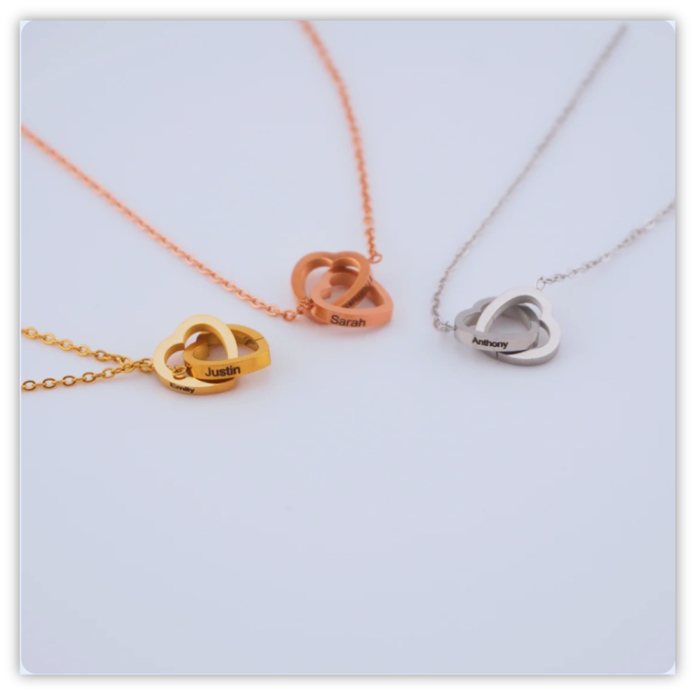 Eternal Love™ Gravierte Herz-Halskette