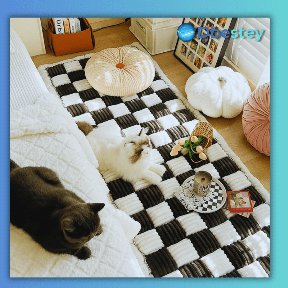 CozyNest" Herbst/Winter-Nachttischteppich - Dbestey