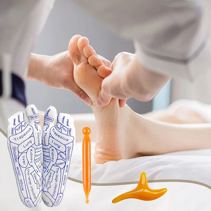 SoleSoothe" Akupressur-Fußmassage-Socken - Dbestey