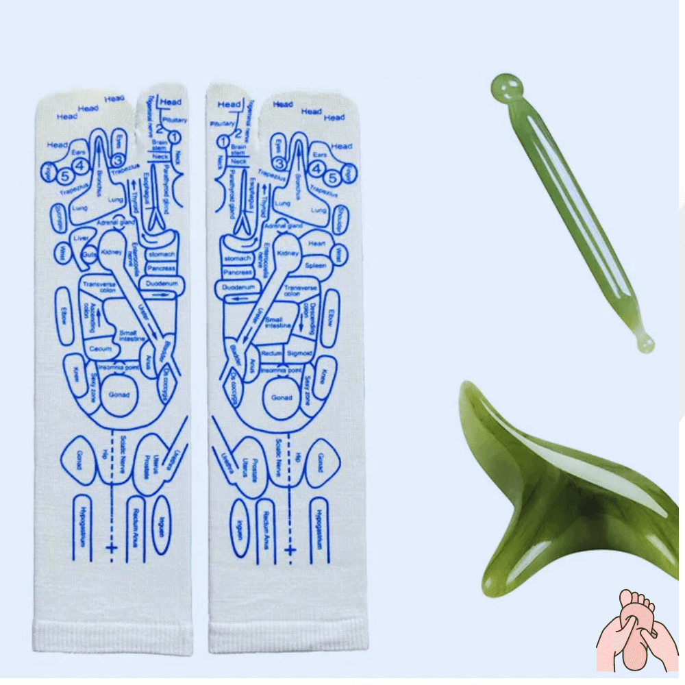 SoleSoothe" Akupressur-Fußmassage-Socken - Dbestey