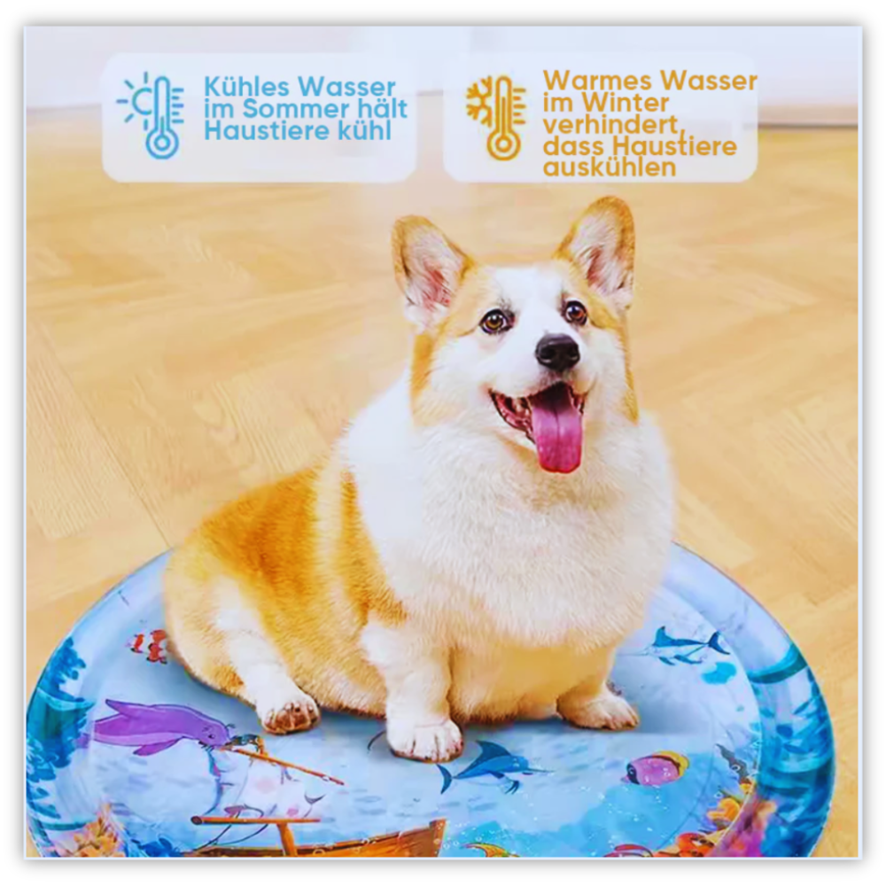 UltimatePetComfort: Wassersensorische Spielmatte für Haustiere - Dbestey