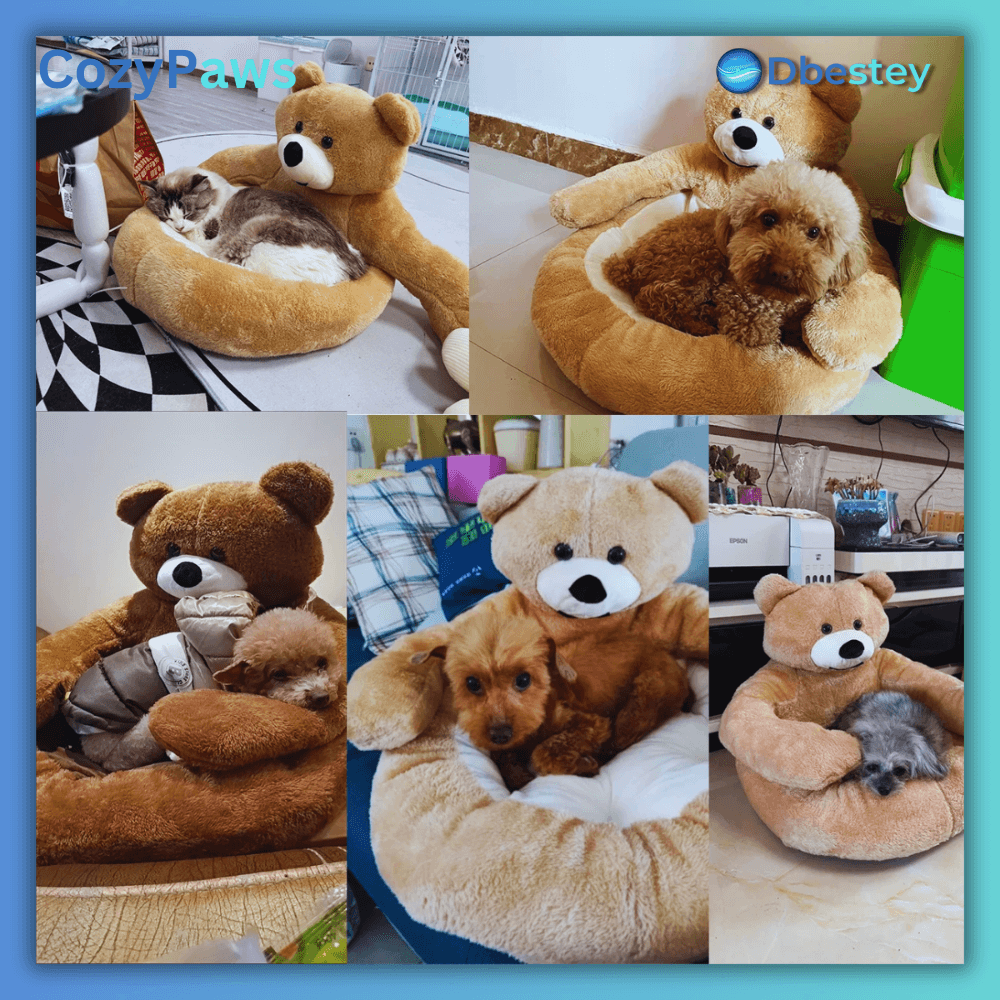 CozyPaws - das ultimative Plüschbett für Ihren Vierbeiner! - Dbestey