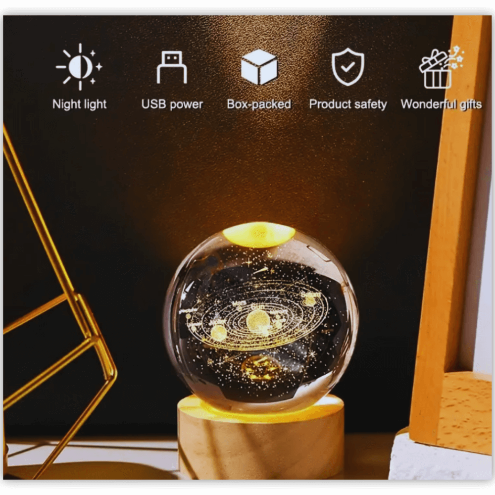 LunaGlow™ Galaxy LED Nachtlichtkugel - Dbestey