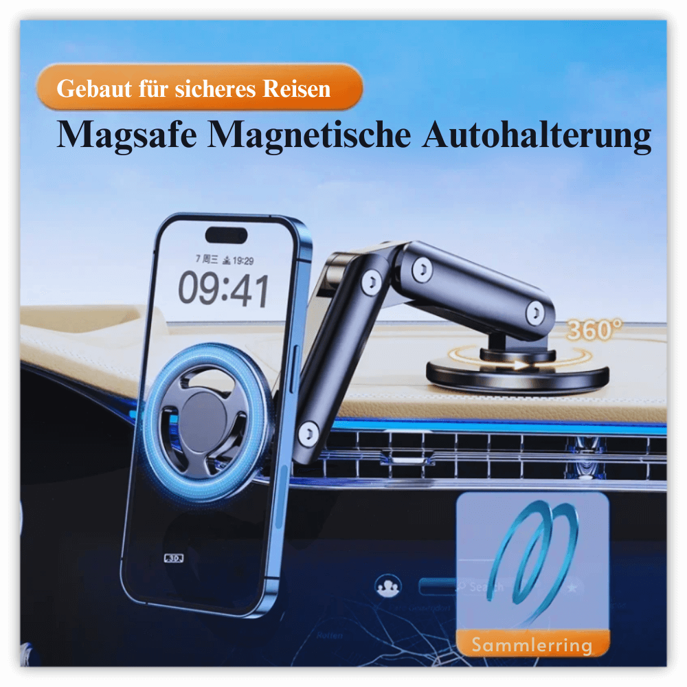 FlexiGrip 360° Magnetischer Auto-Handyhalter