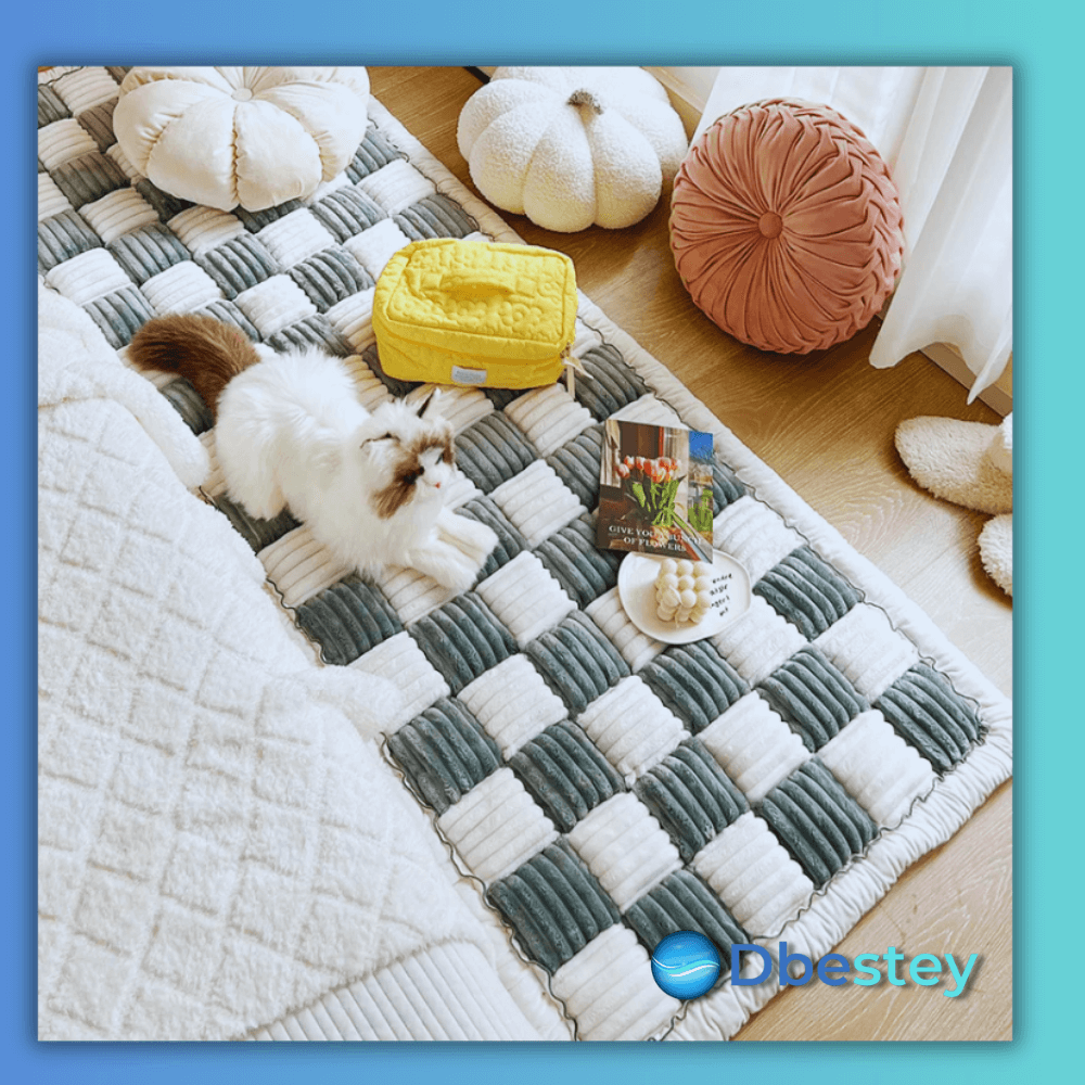 CozyNest" Herbst/Winter-Nachttischteppich - Dbestey