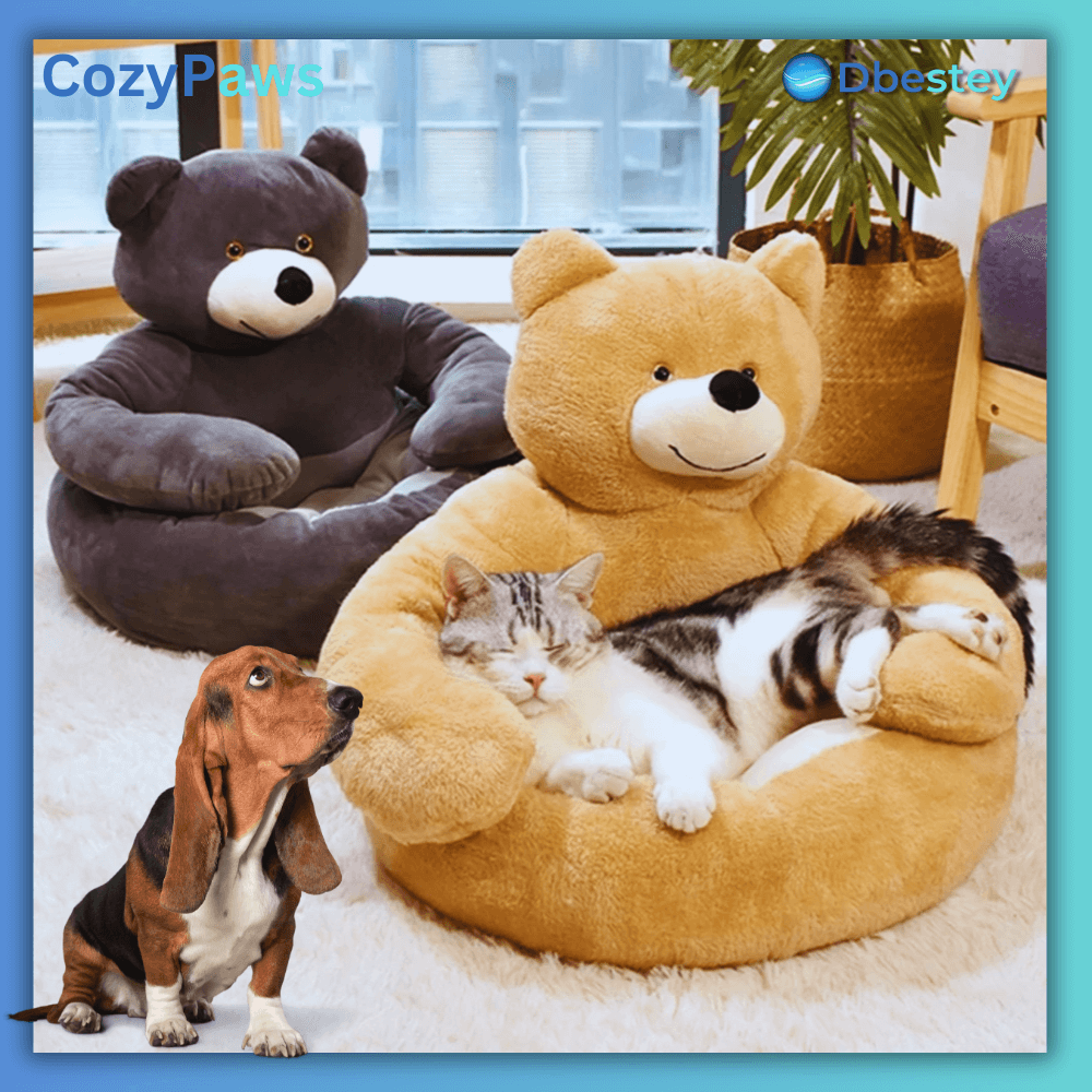 CozyPaws - das ultimative Plüschbett für Ihren Vierbeiner! - Dbestey