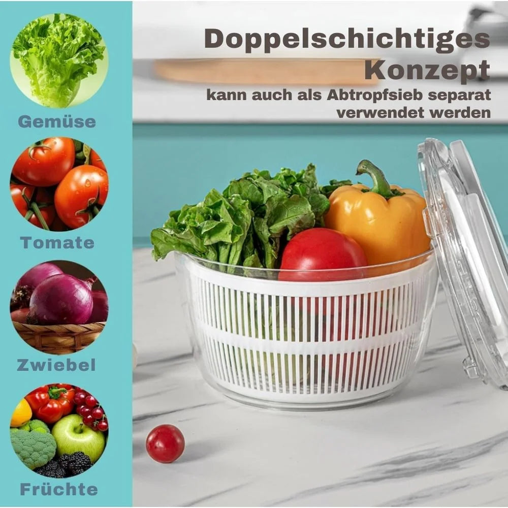 FreshSpin™ 3L Salatschleuder - Dbestey