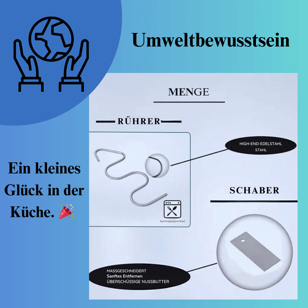 PeanutBliss: Der Revolutionäre Erdnussbutter-Mixer aus Edelstahl - Dbestey