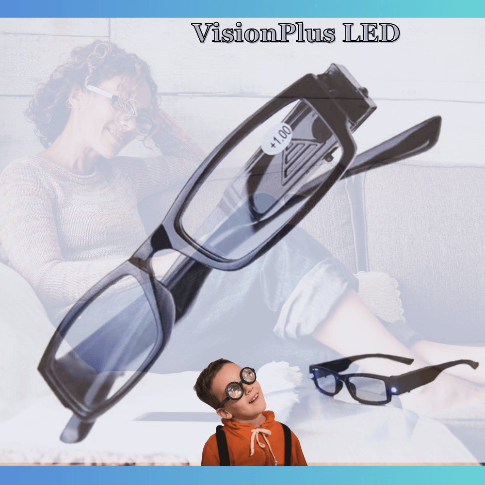Hochwertige VisionPlus LED Lesebrille - Dbestey