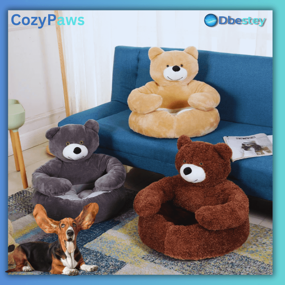 CozyPaws - das ultimative Plüschbett für Ihren Vierbeiner! - Dbestey