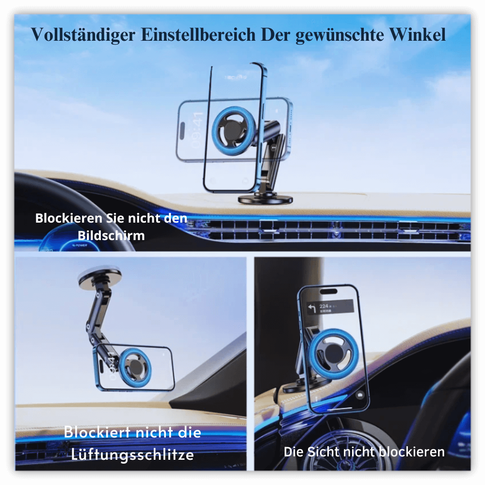 FlexiGrip 360° Magnetischer Auto-Handyhalter
