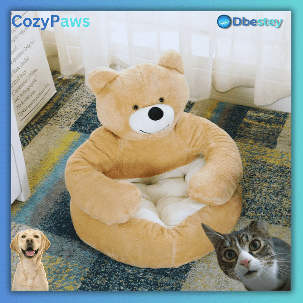 CozyPaws - das ultimative Plüschbett für Ihren Vierbeiner! - Dbestey