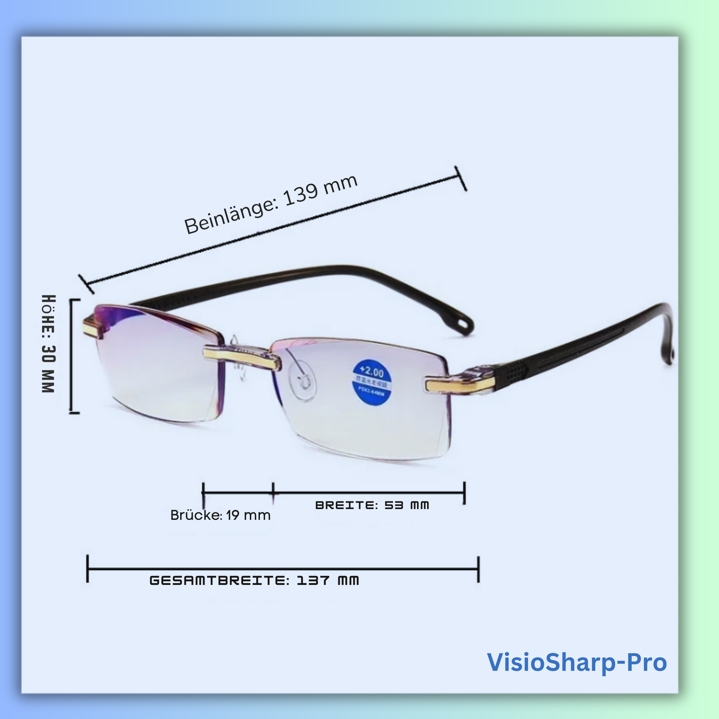 VisioSharp Blaulichtblockierende Lesebrillen - Dbestey