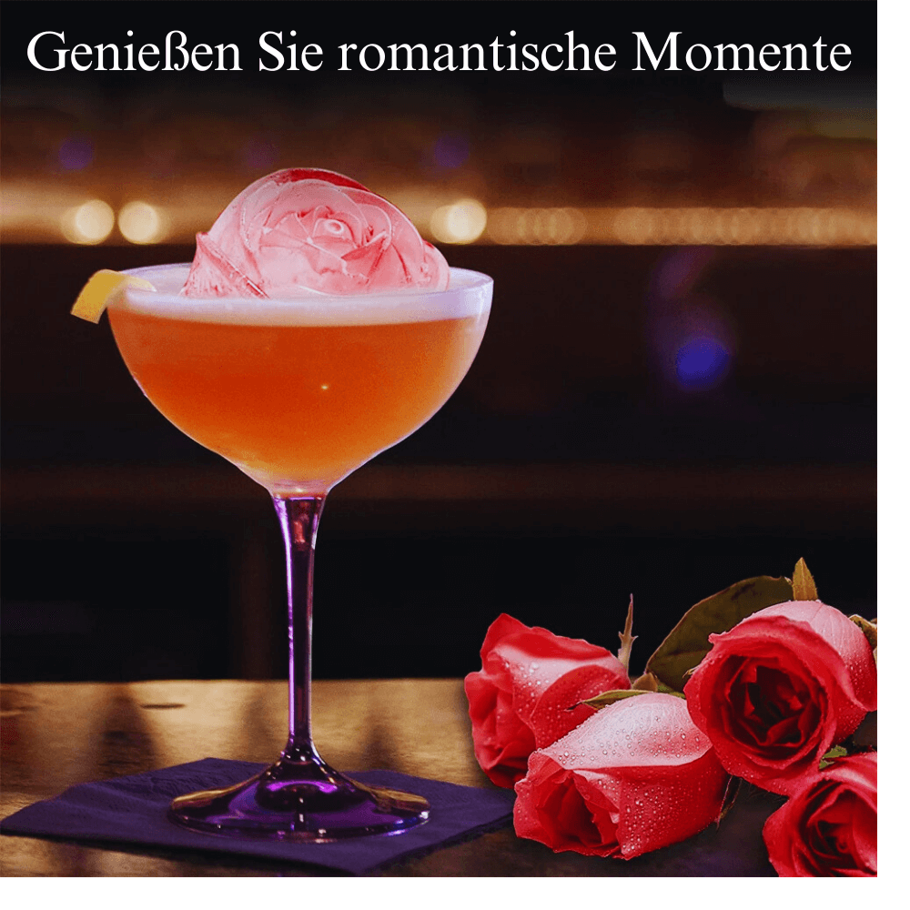Frozen Blossom" – Ihre Eiswürfel in blühender Schönheit - Dbestey