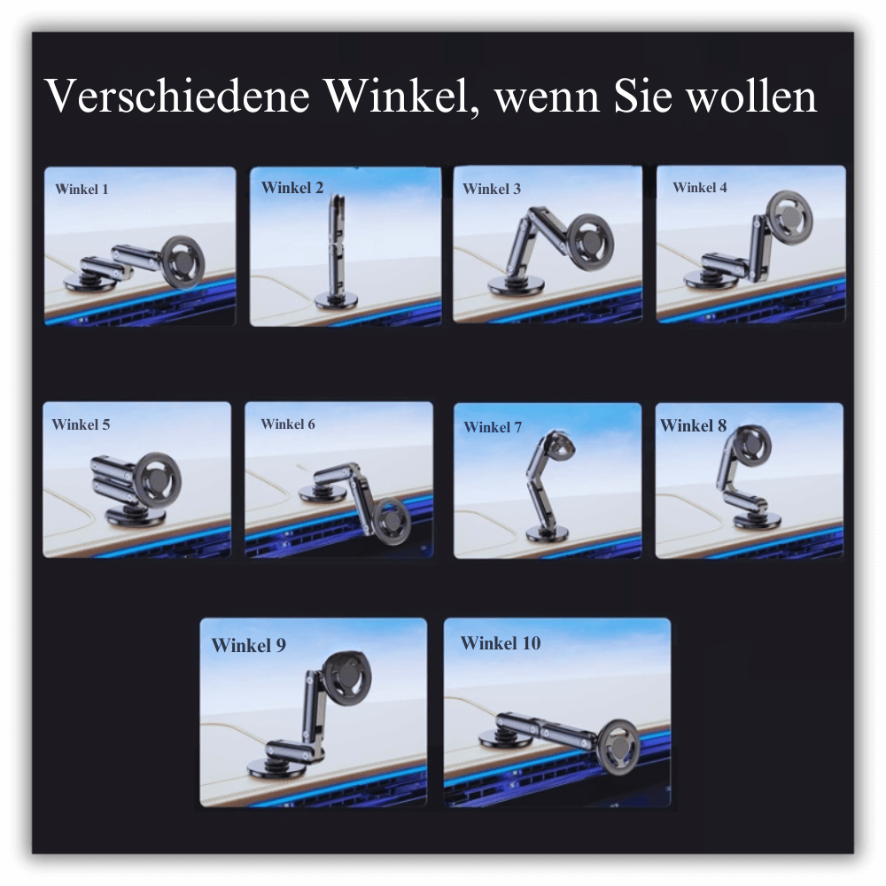 FlexiGrip 360° Magnetischer Auto-Handyhalter
