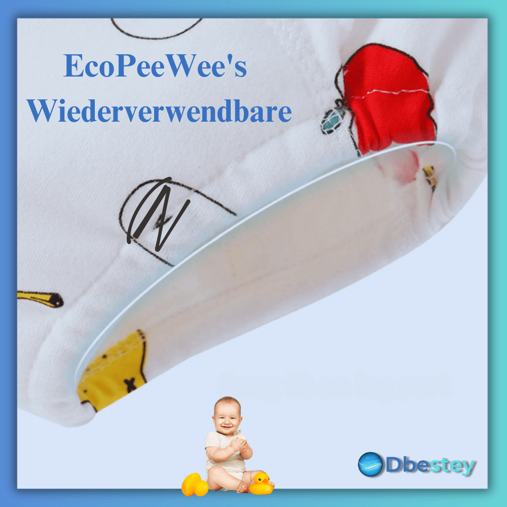 👶EcoPeeWee's wiederverwendbare, wasserdichte Babywindeln👶 - Dbestey