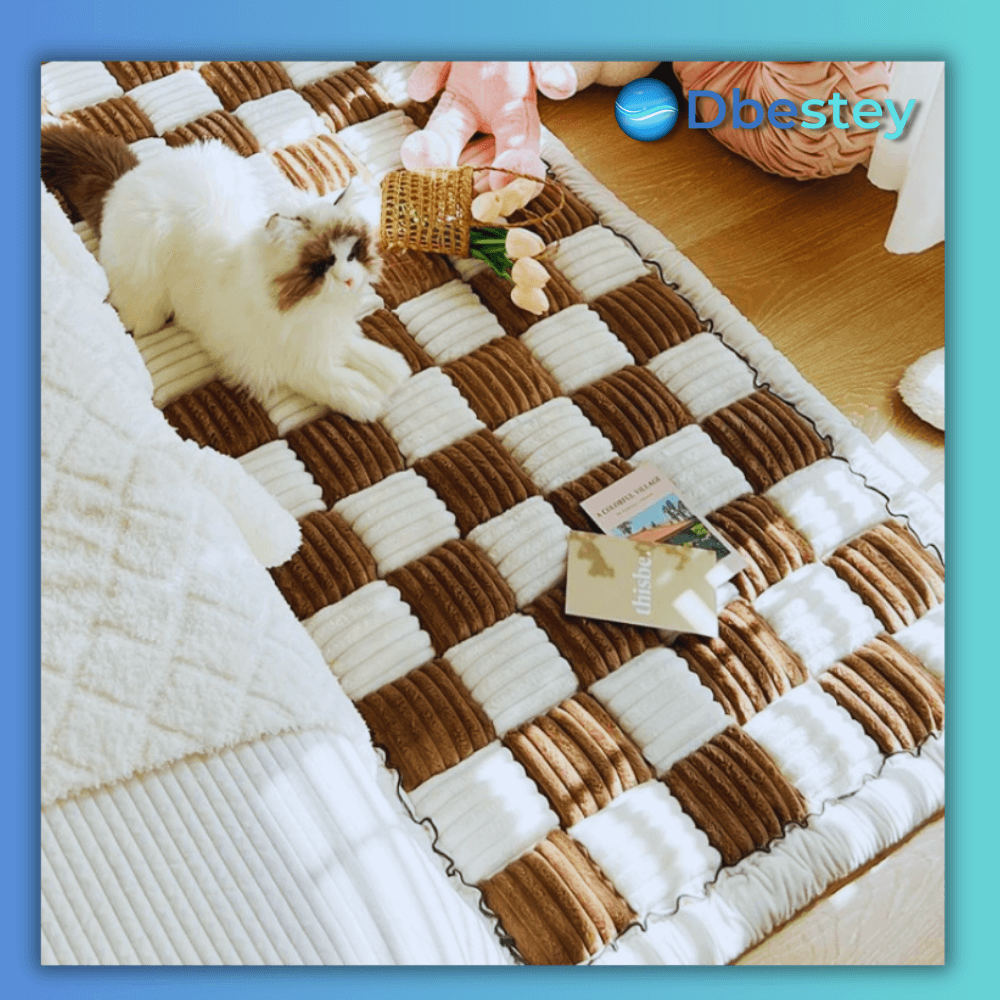 CozyNest" Herbst/Winter-Nachttischteppich - Dbestey