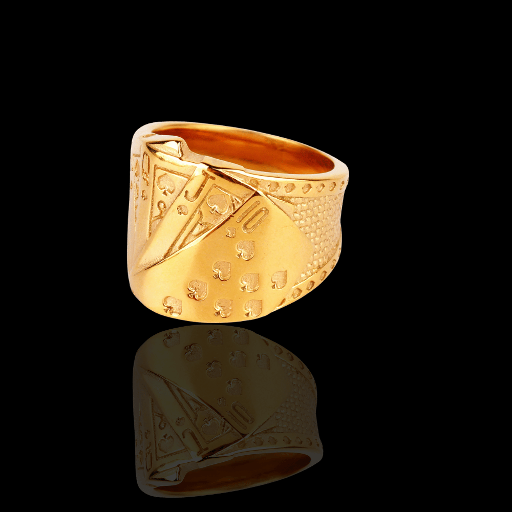 Flush Poker Biker Ring – Das ultimative Statement-Piece für Männer - Dbestey