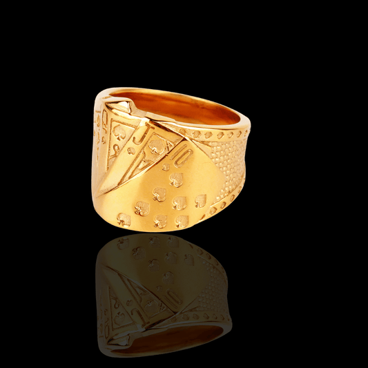 Flush Poker Biker Ring – Das ultimative Statement-Piece für Männer - Dbestey