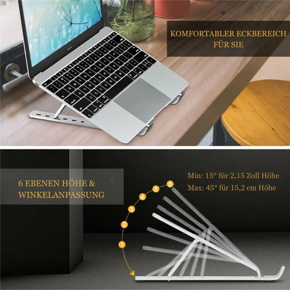 DeskMate: Faltbarer Aluminium-Laptopständer - Dbestey