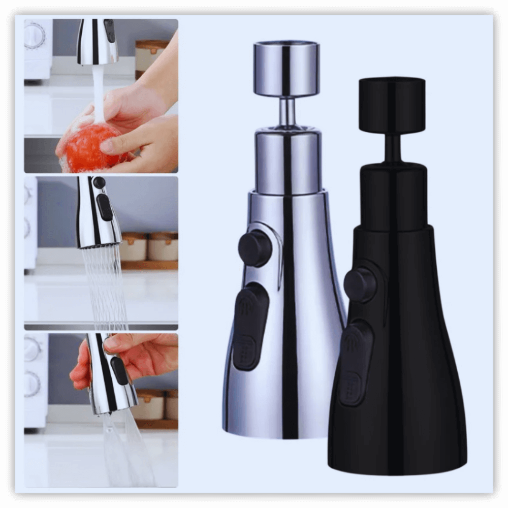 Universal 360° Rotate Kitchen Faucet Extender Aerator - Dbestey