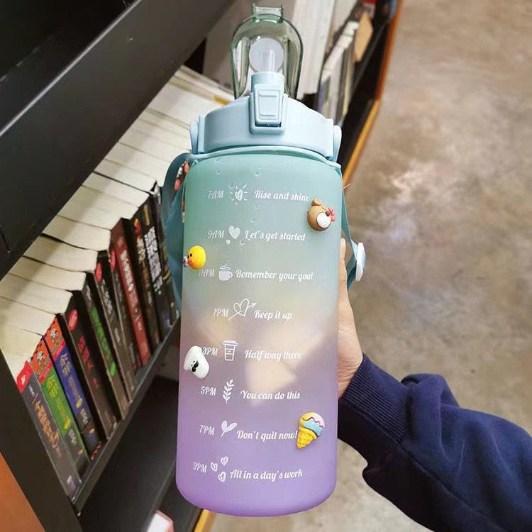 "AquaTitan" 2-Liter Wasserflasche - Dbestey