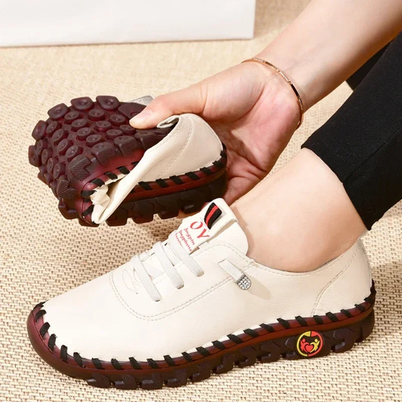 TrendStep Comfort Leder-Sneakers - Dbestey
