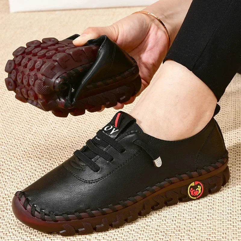 TrendStep Comfort Leder-Sneakers - Dbestey
