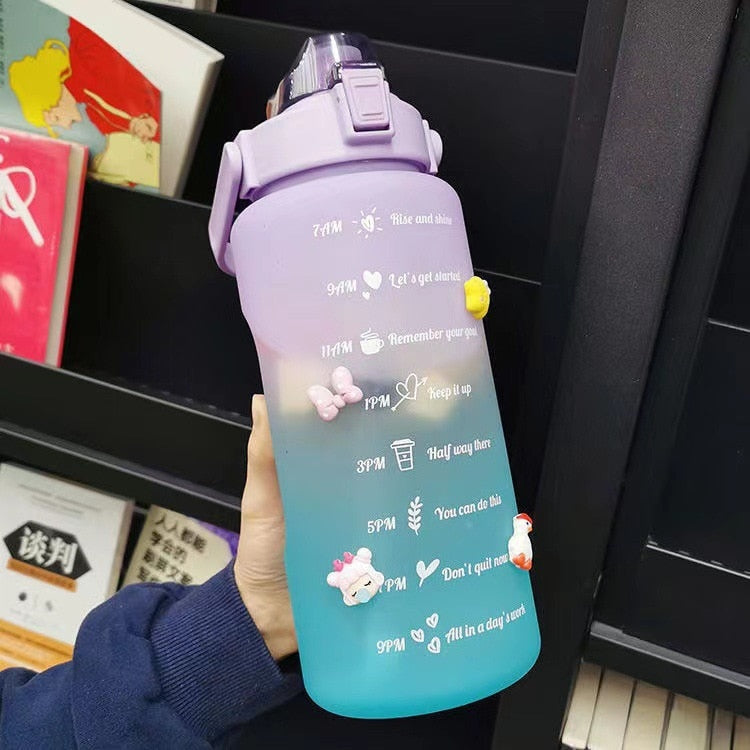 "AquaTitan" 2-Liter Wasserflasche - Dbestey