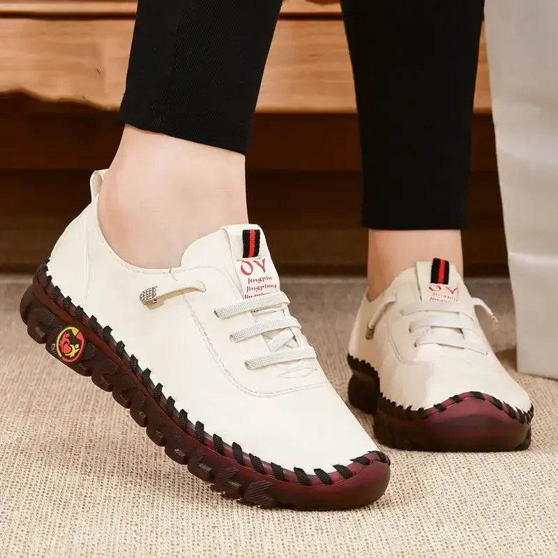 TrendStep Comfort Leder-Sneakers - Dbestey