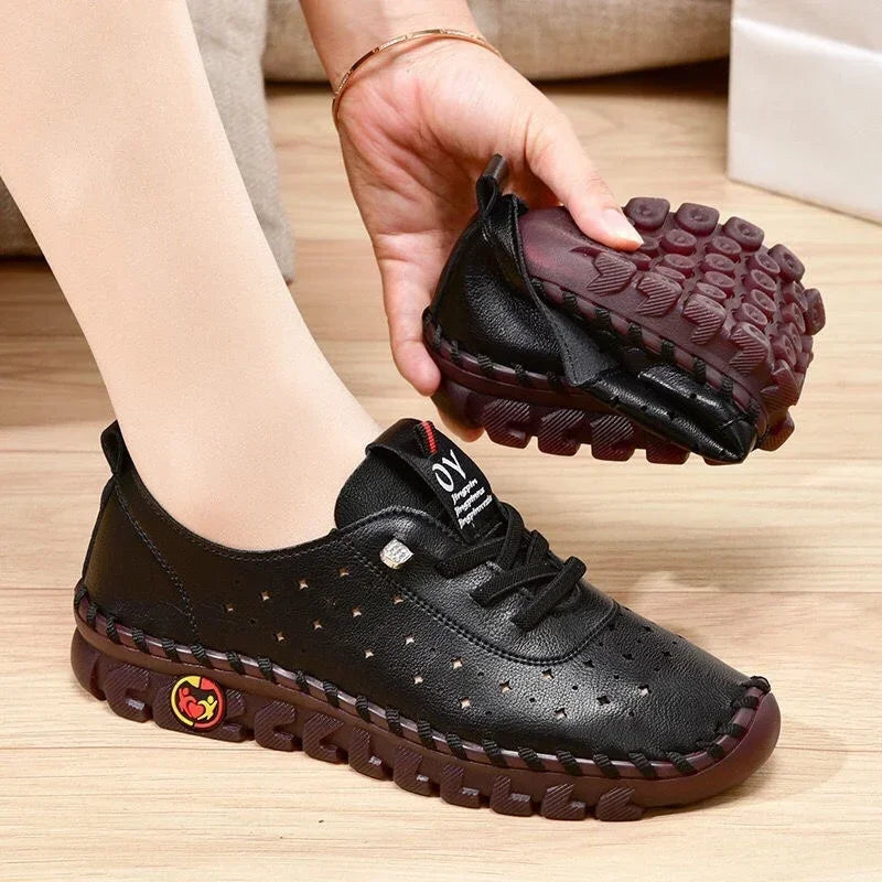 TrendStep Comfort Leder-Sneakers - Dbestey