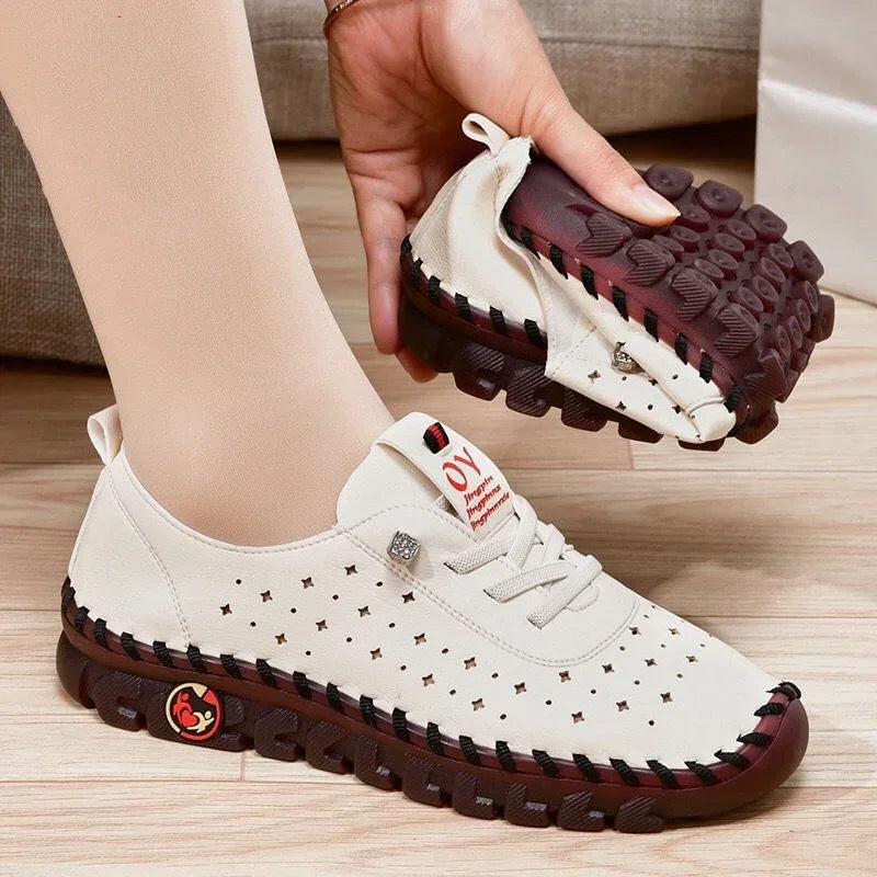 TrendStep Comfort Leder-Sneakers - Dbestey