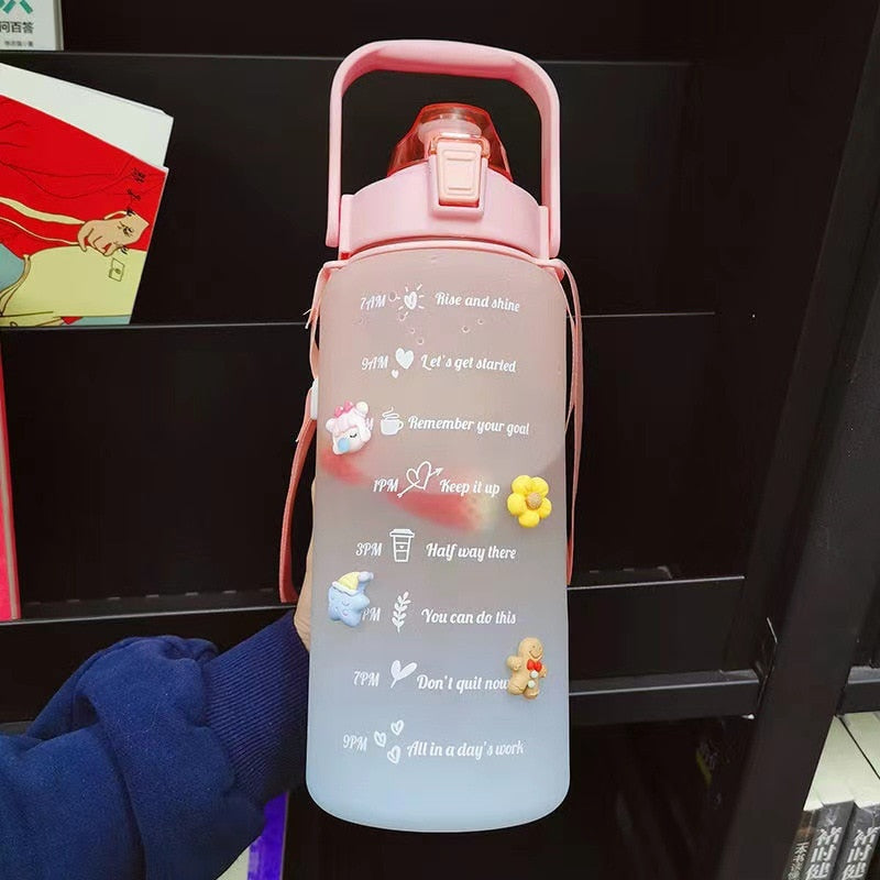 "AquaTitan" 2-Liter Wasserflasche - Dbestey