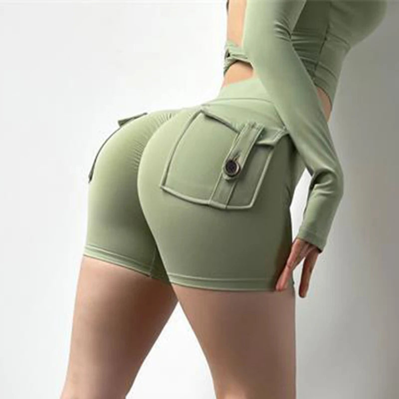 BellaCurves Butt Lifting Workout Shorts - Dbestey
