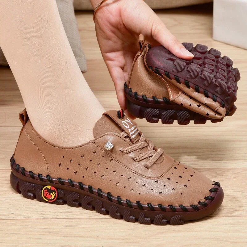 TrendStep Comfort Leder-Sneakers - Dbestey
