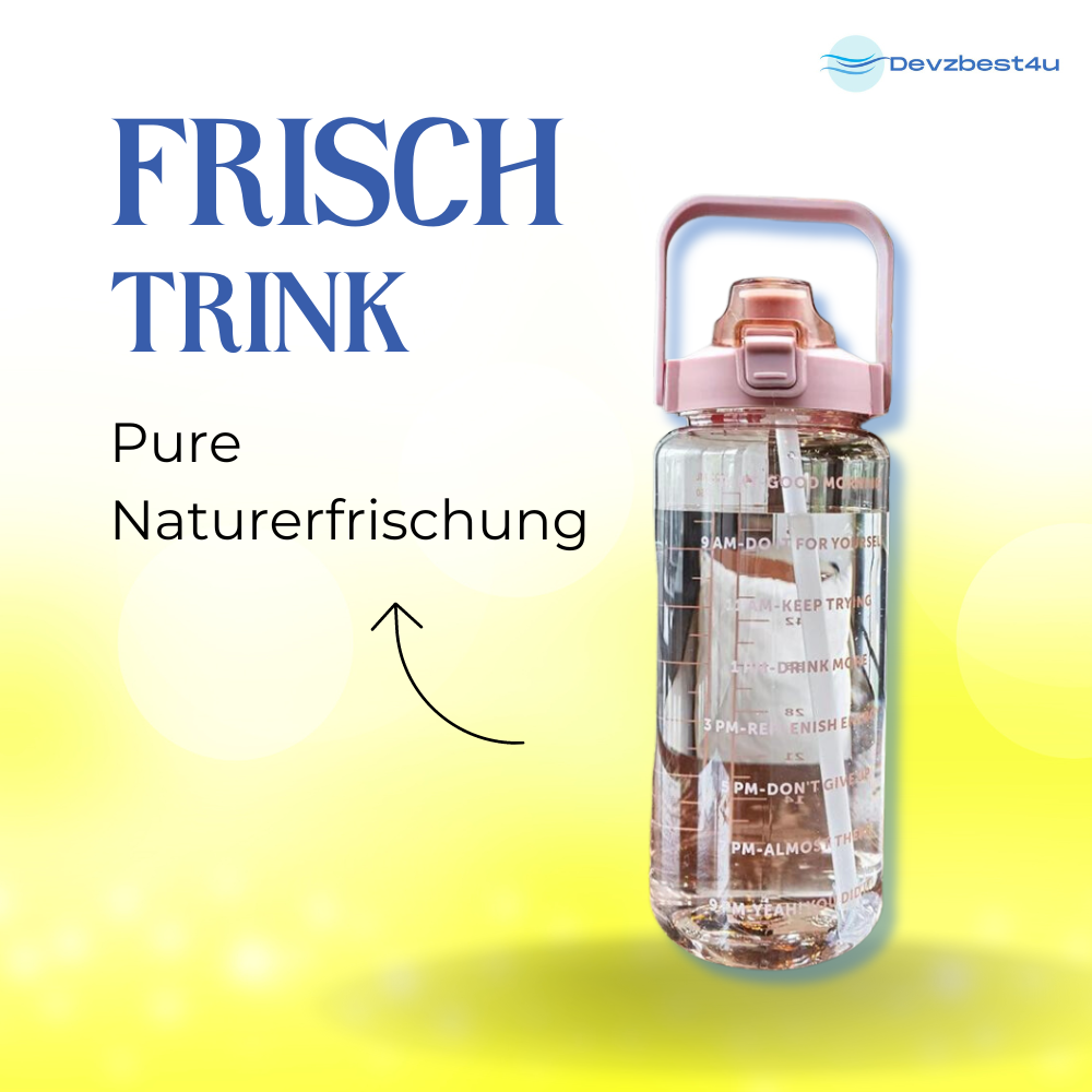 "AquaTitan" 2-Liter Wasserflasche - Dbestey