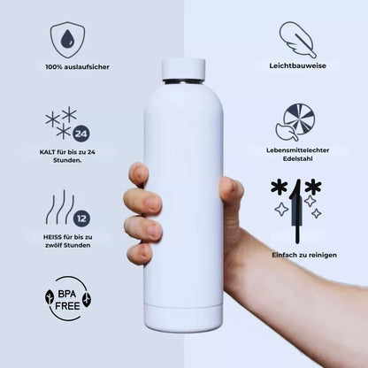 Dbestey Drink™Edelstahl Trinkflasche mit Namen