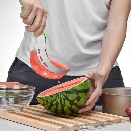 DELIGHTMELON STAINLESS STEEL WATERMELON CUTTER - Dbestey